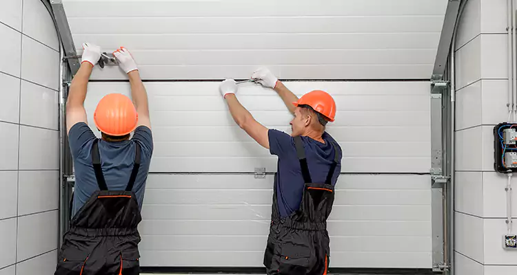 Garage Door Bottom Panel Repair in Leesburg, FL