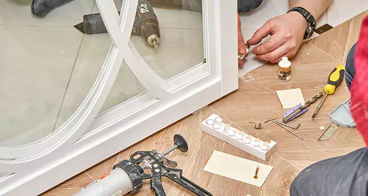 Interior Patio Door Casing Repair in Leesburg, FL