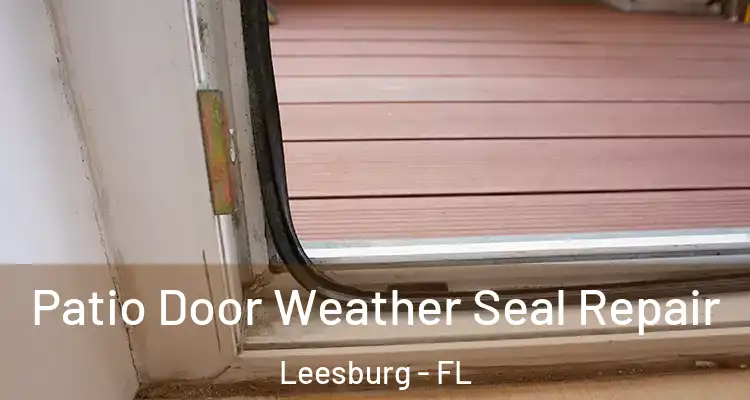 Patio Door Weather Seal Repair Leesburg - FL