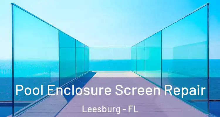 Pool Enclosure Screen Repair Leesburg - FL